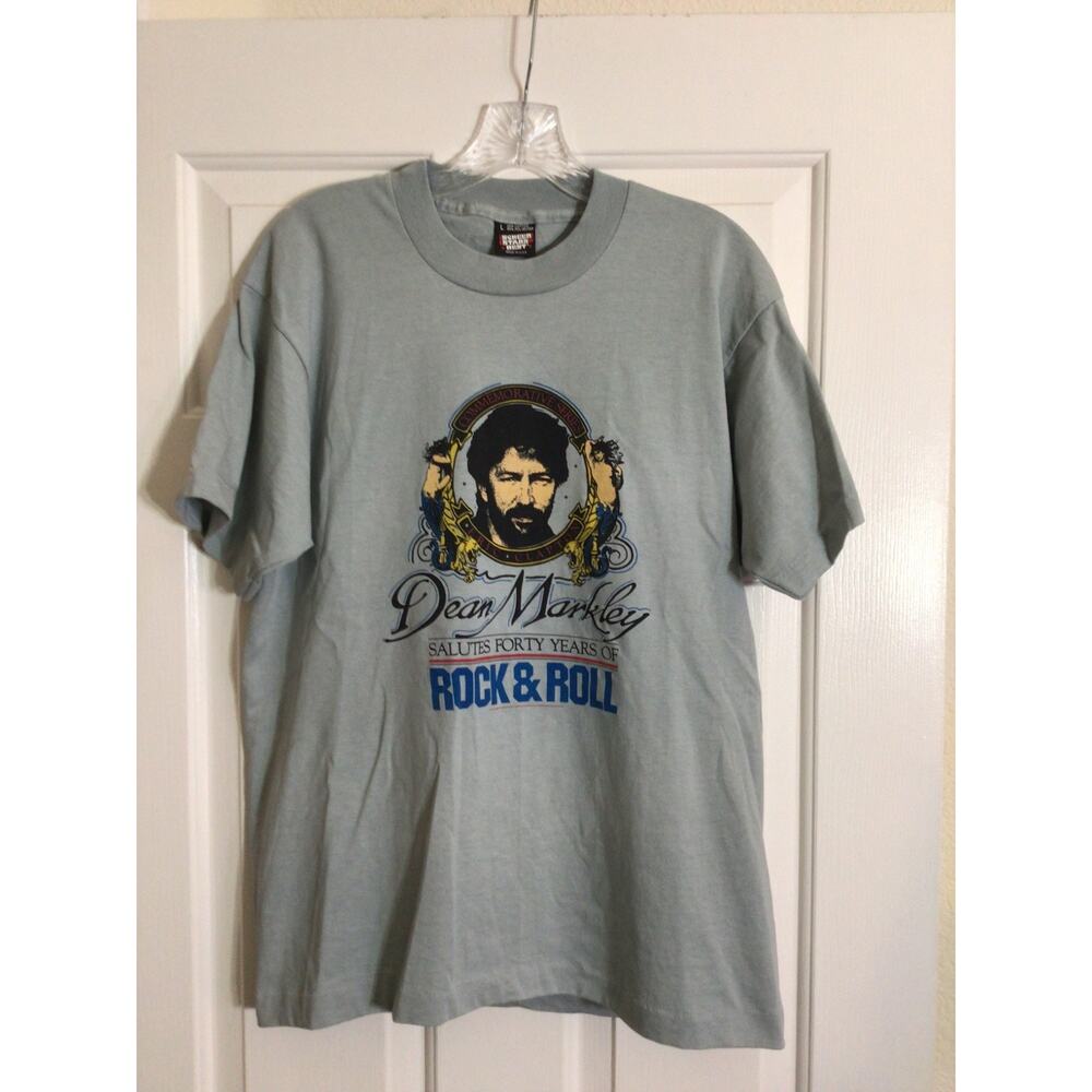 vtg 80s/90s ERIC CLAPTON Dean Markley t shirt LARGE